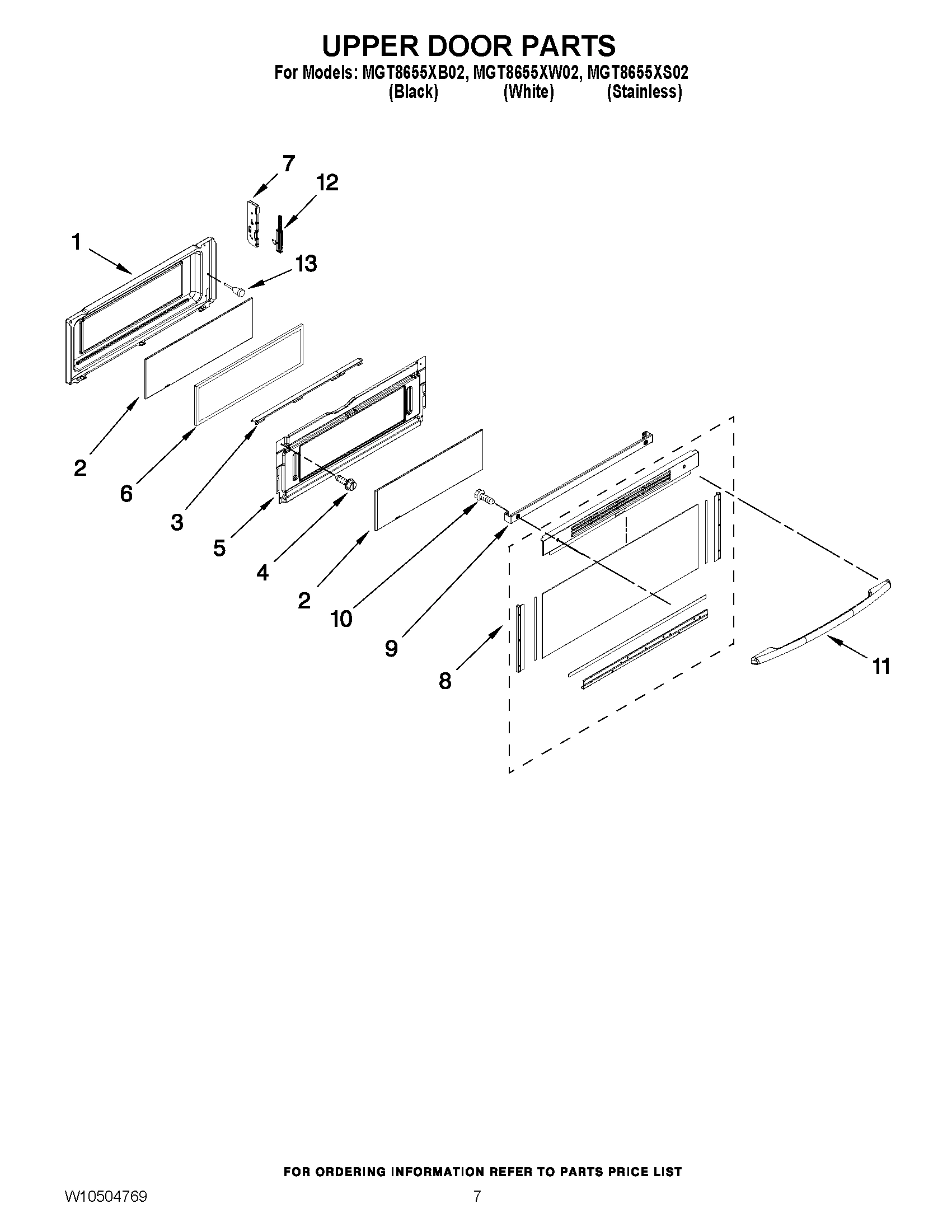 05 - UPPER DOOR PARTS