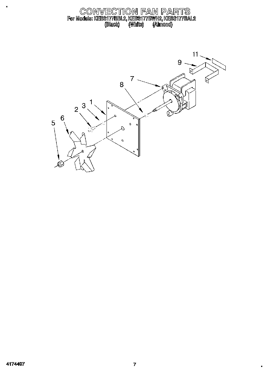 06 - CONVECTION FAN, OPTIONAL