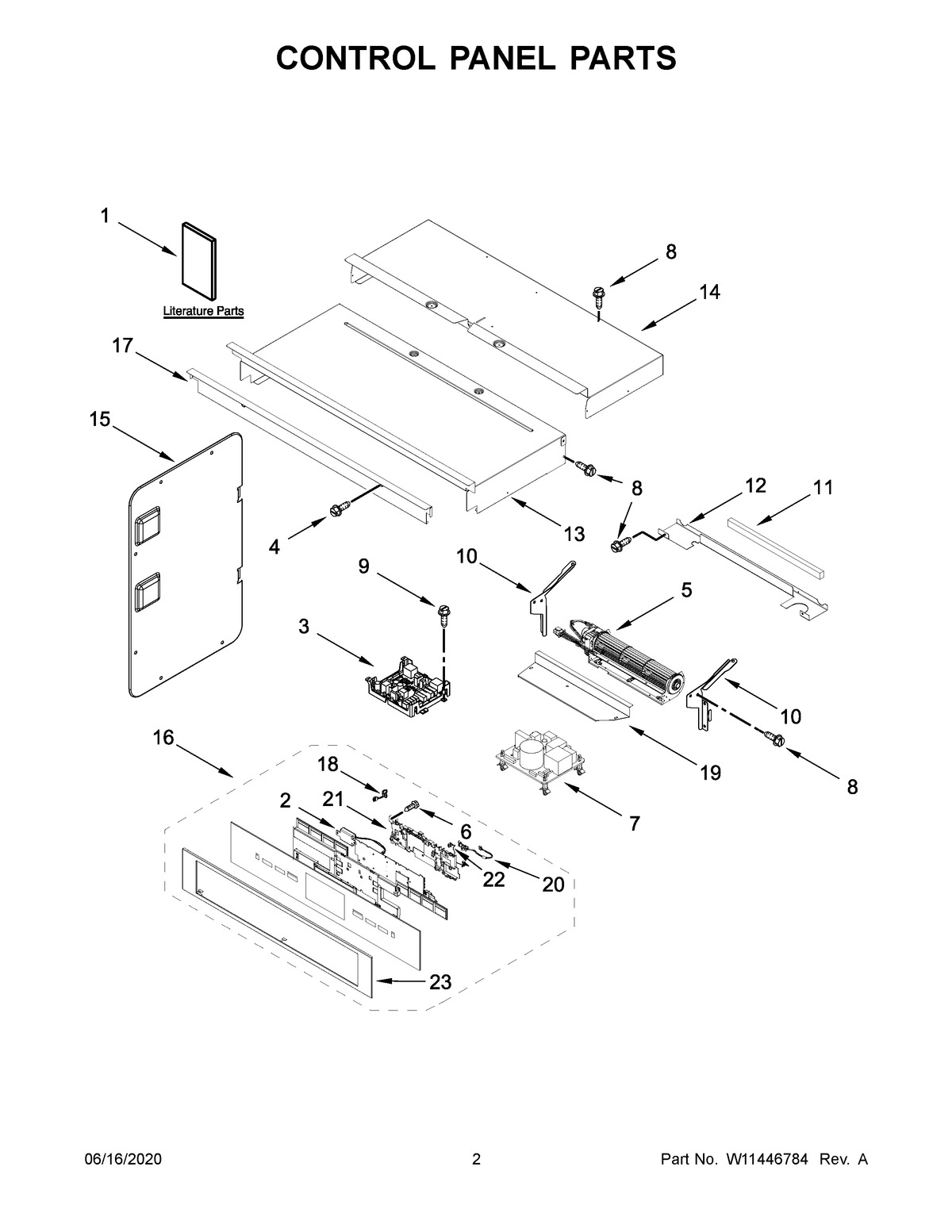 02 - CONTROL PANEL PARTS