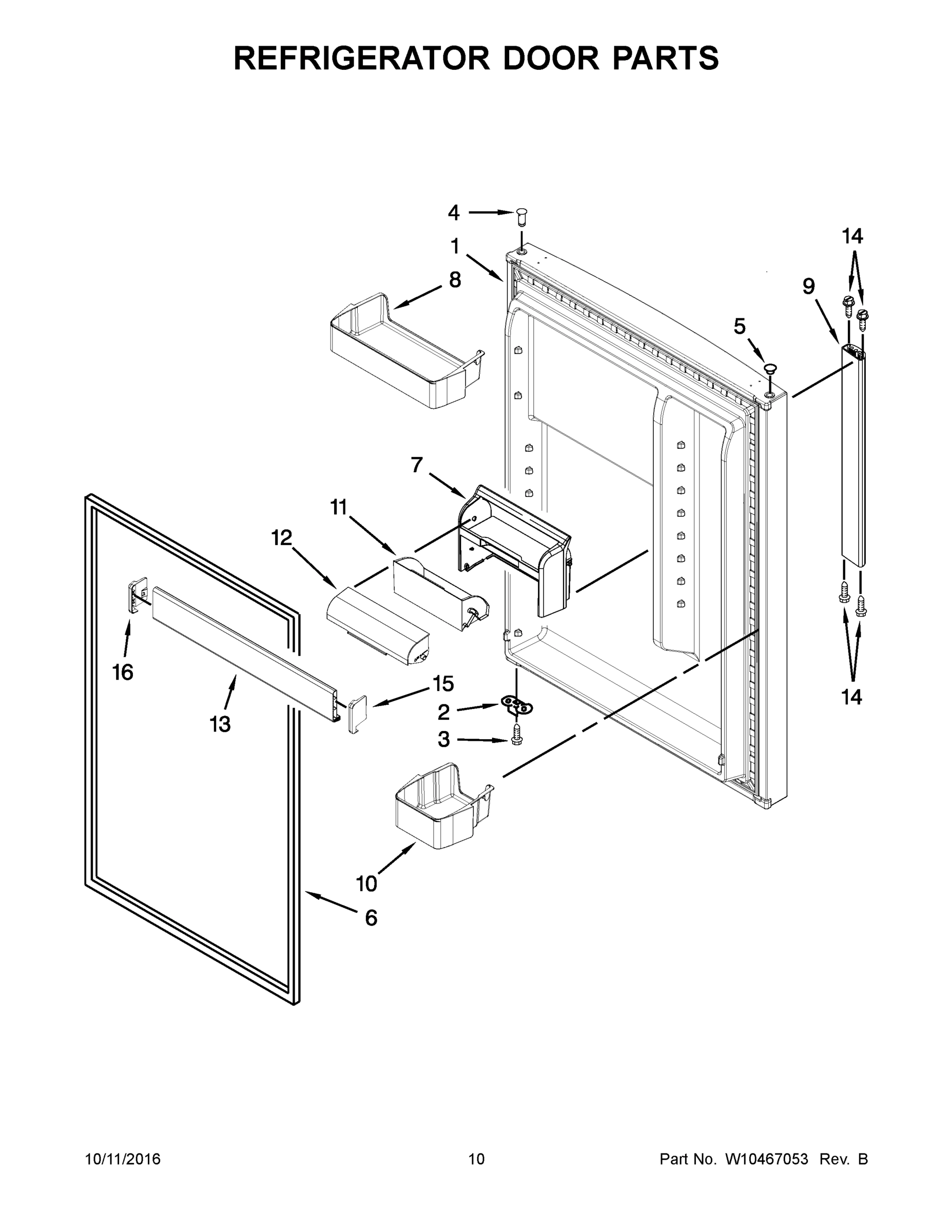 06 - REFRIGERATOR DOOR PARTS