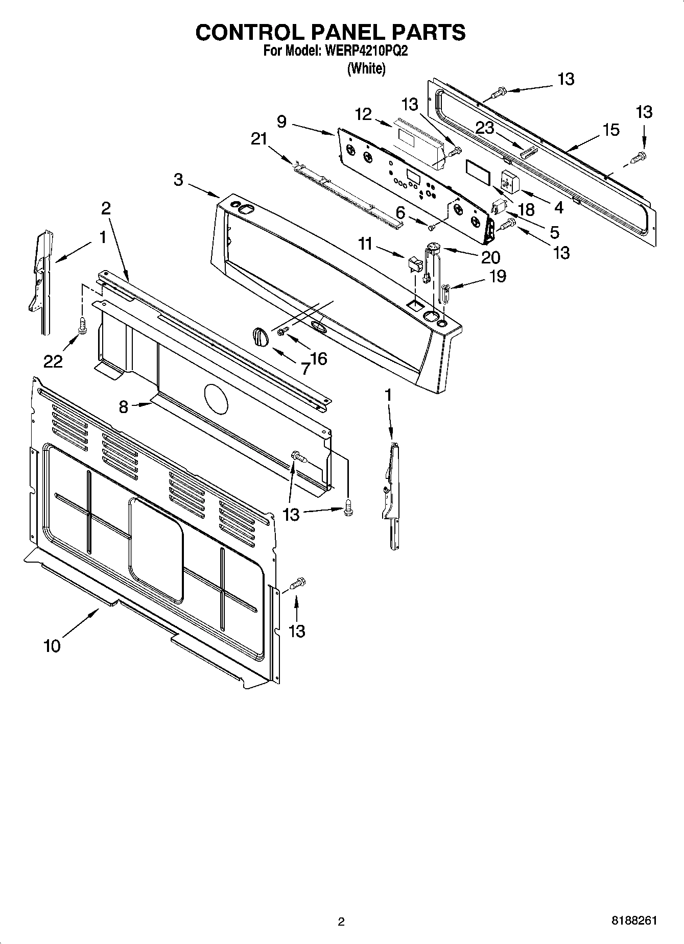 02 - CONTROL PANEL PARTS