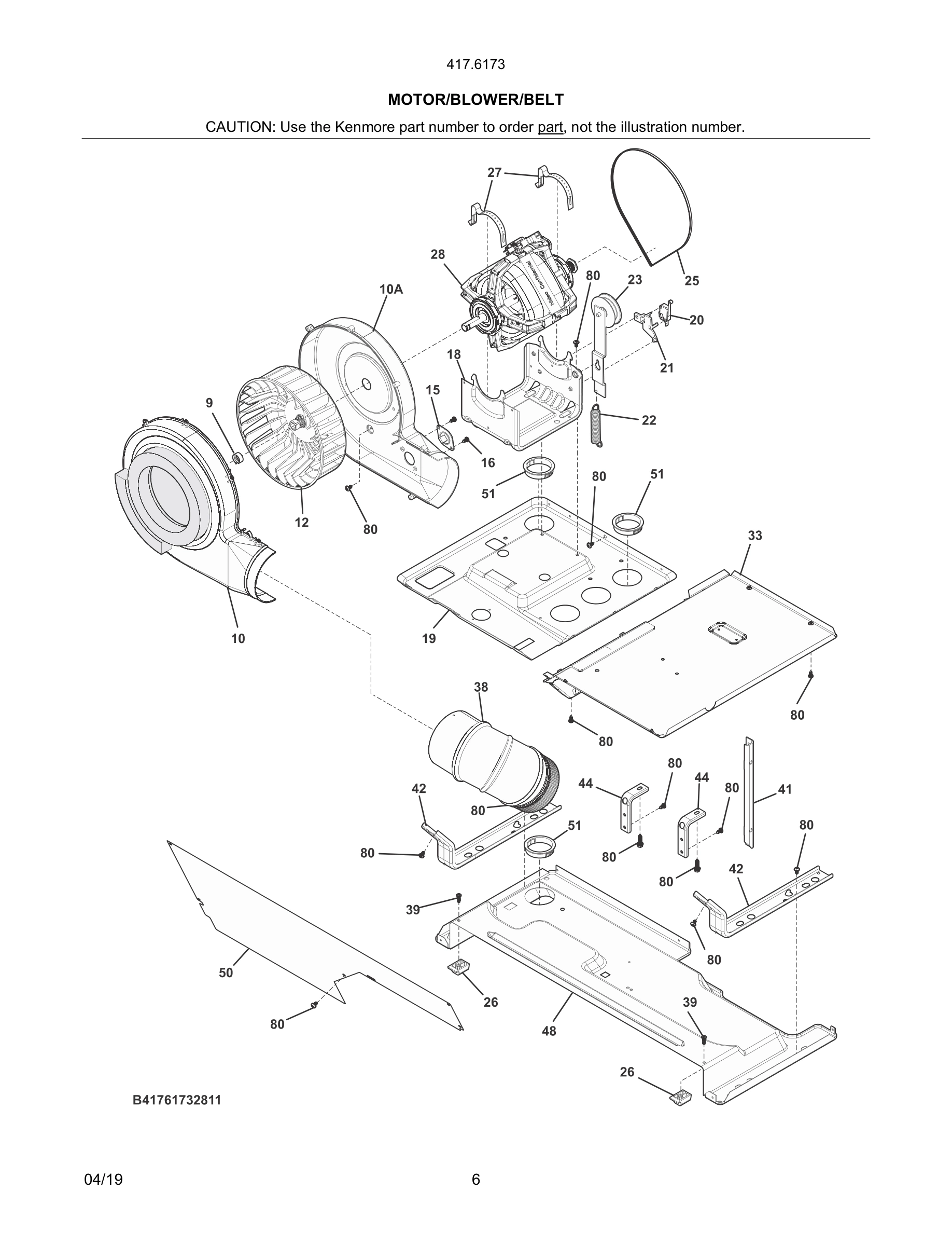 07 - MOTOR/BLOWER/BELT