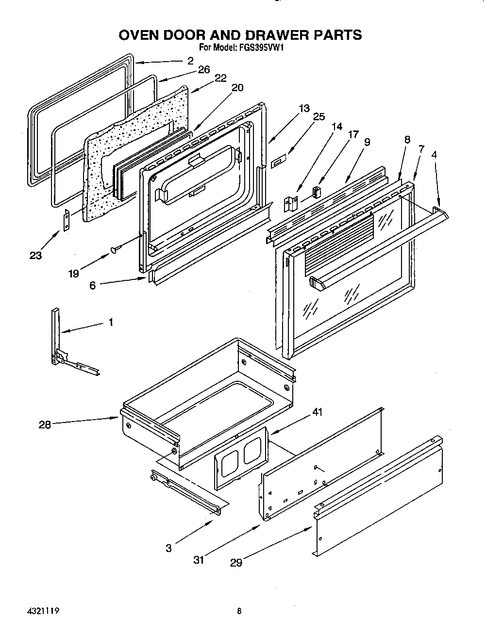 06 - OVEN DOOR AND DRAWER