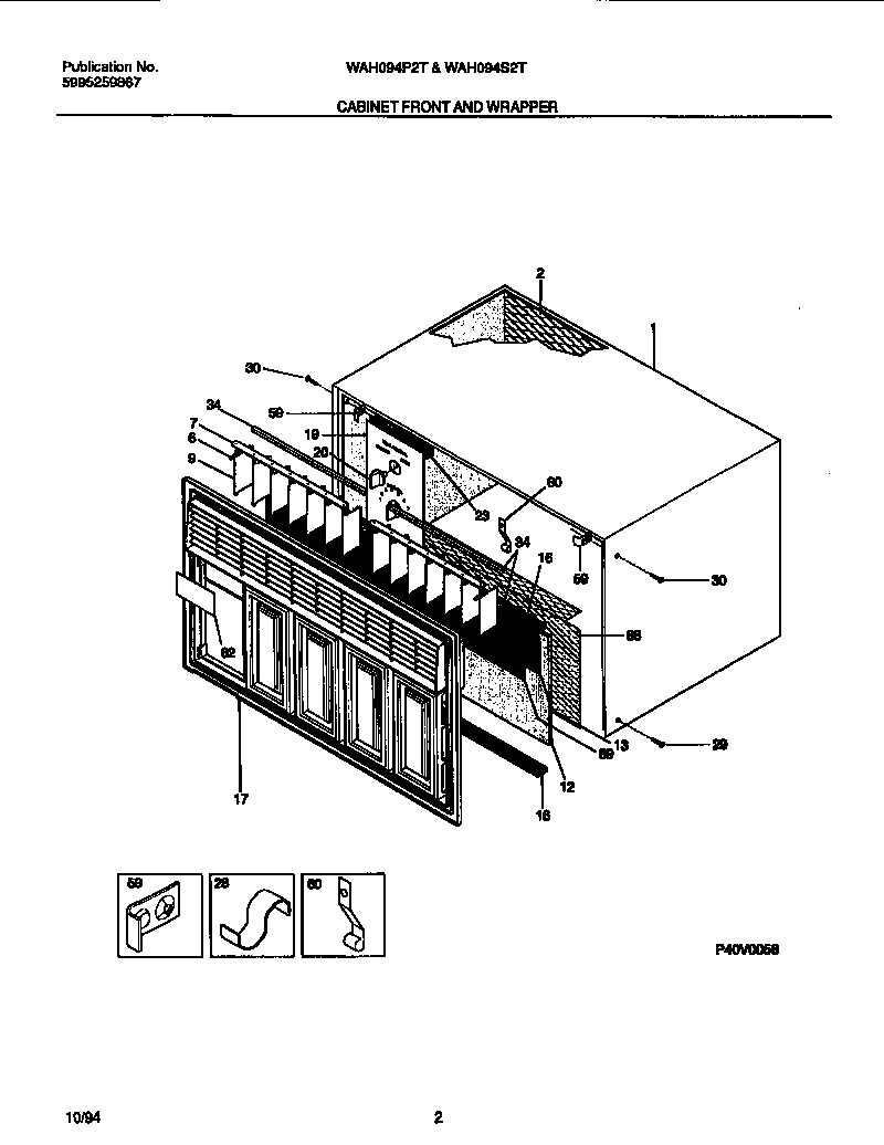 02 - CABINET FRONT AND WRAPPER