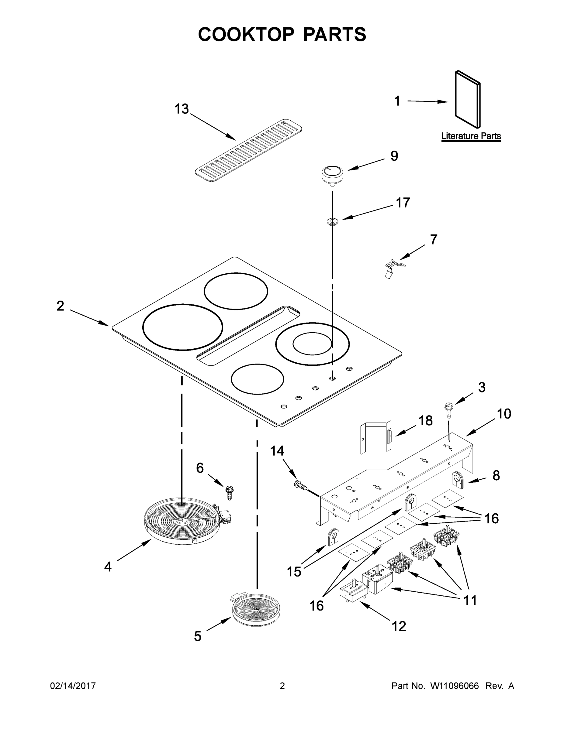 02 - COOKTOP PARTS