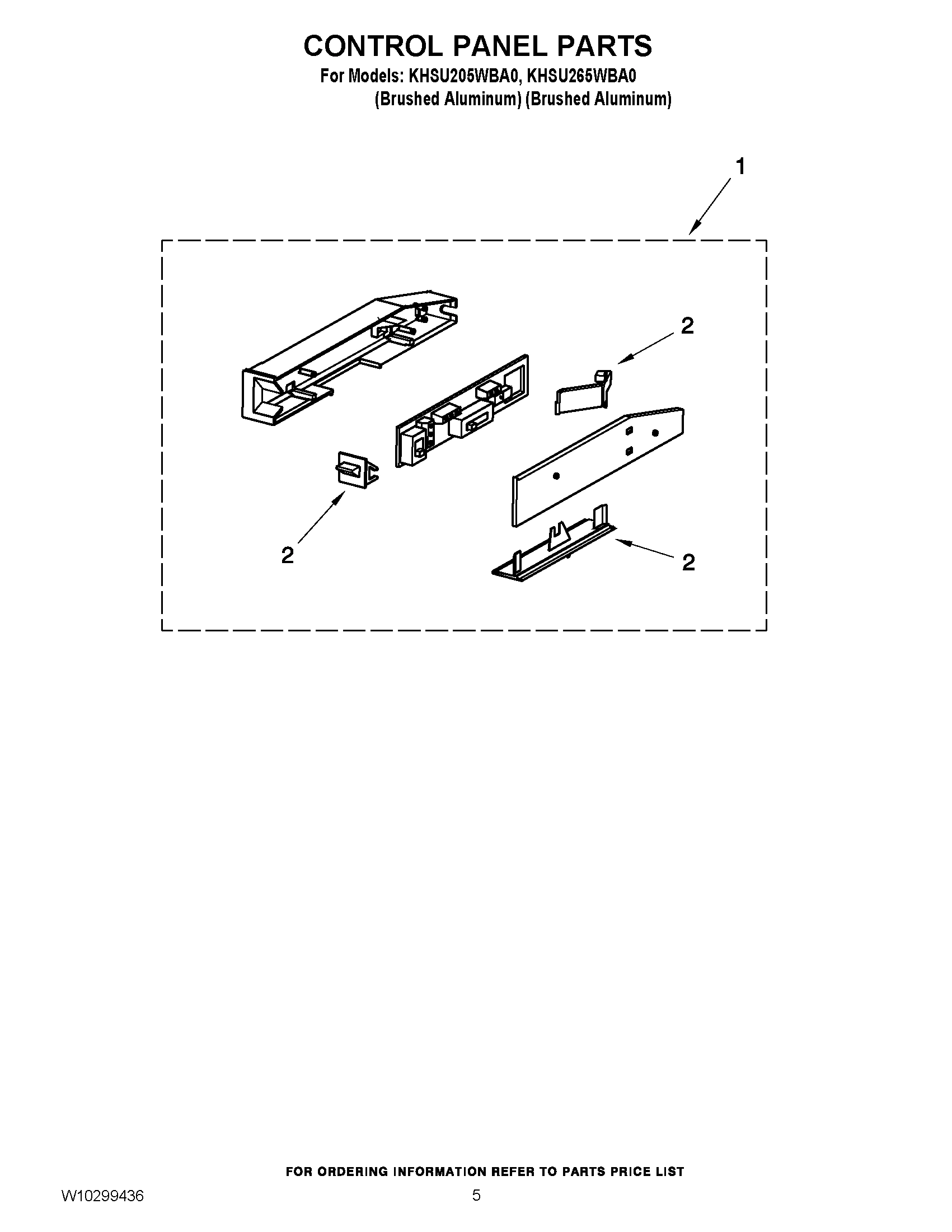 03 - CONTROL PANEL PARTS