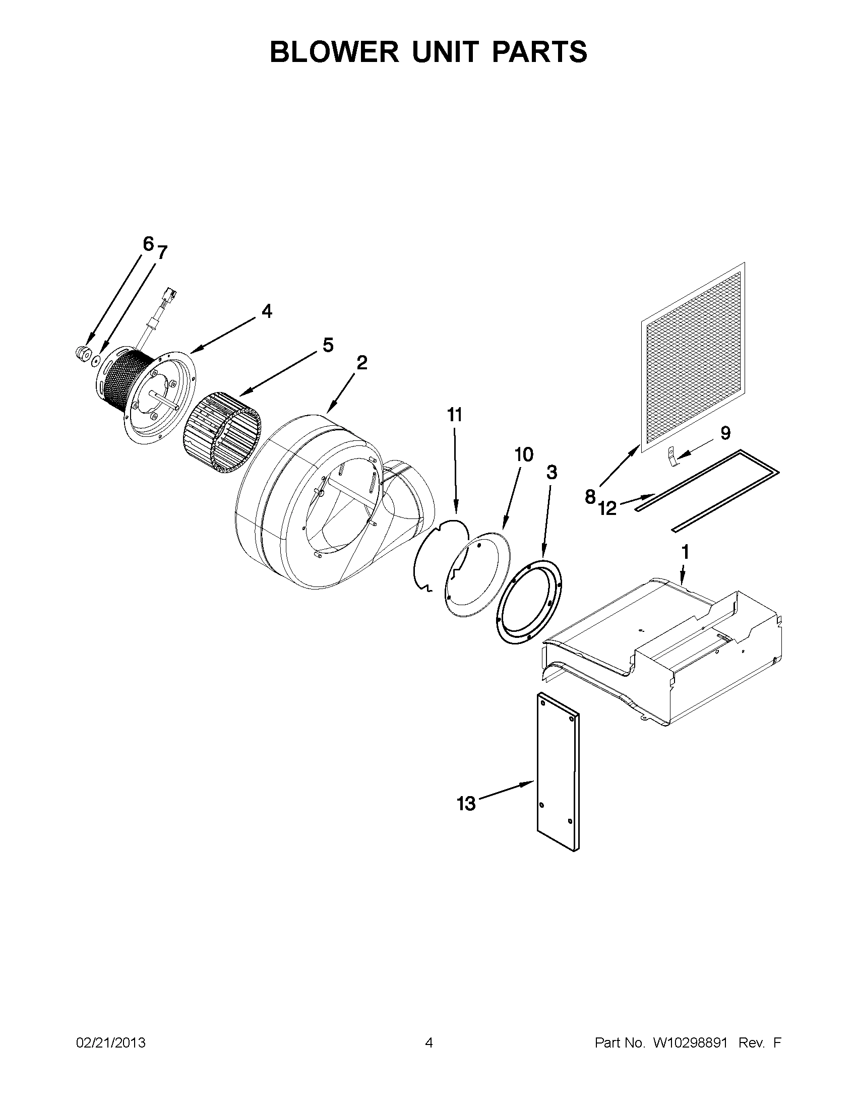 02 - BLOWER UNIT PARTS