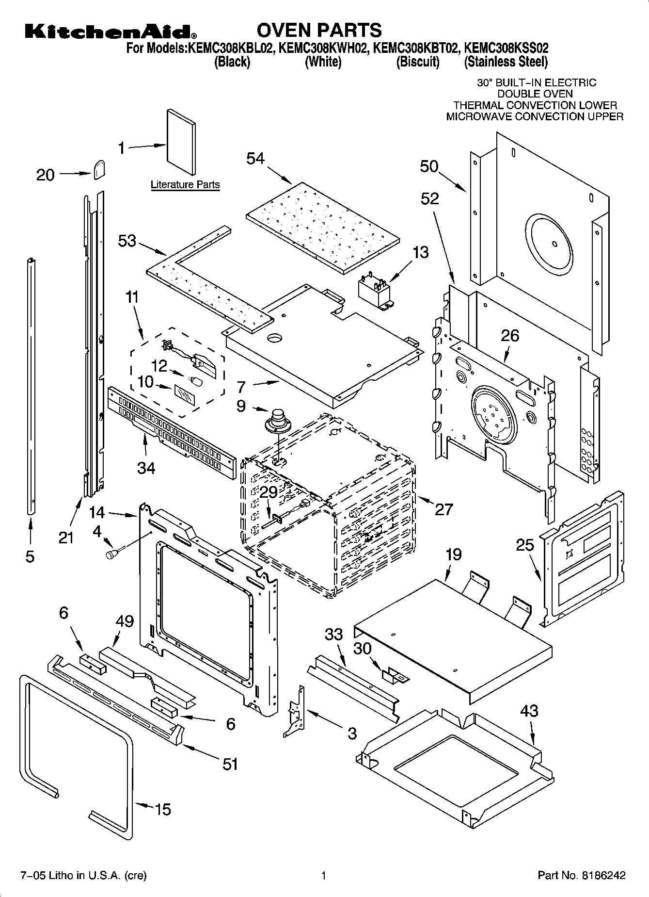 01 - OVEN PARTS