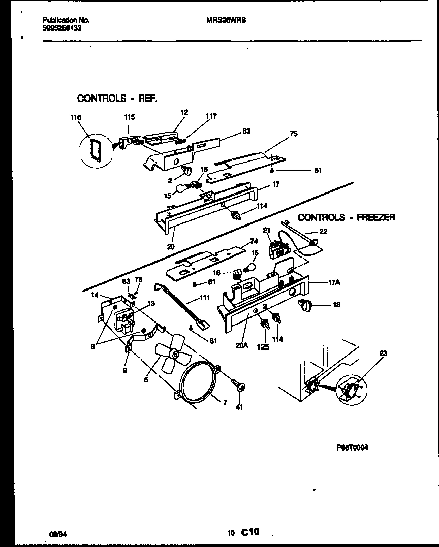 06 - REFRIGERATOR CONTROL ASSEMBLY, DAMP