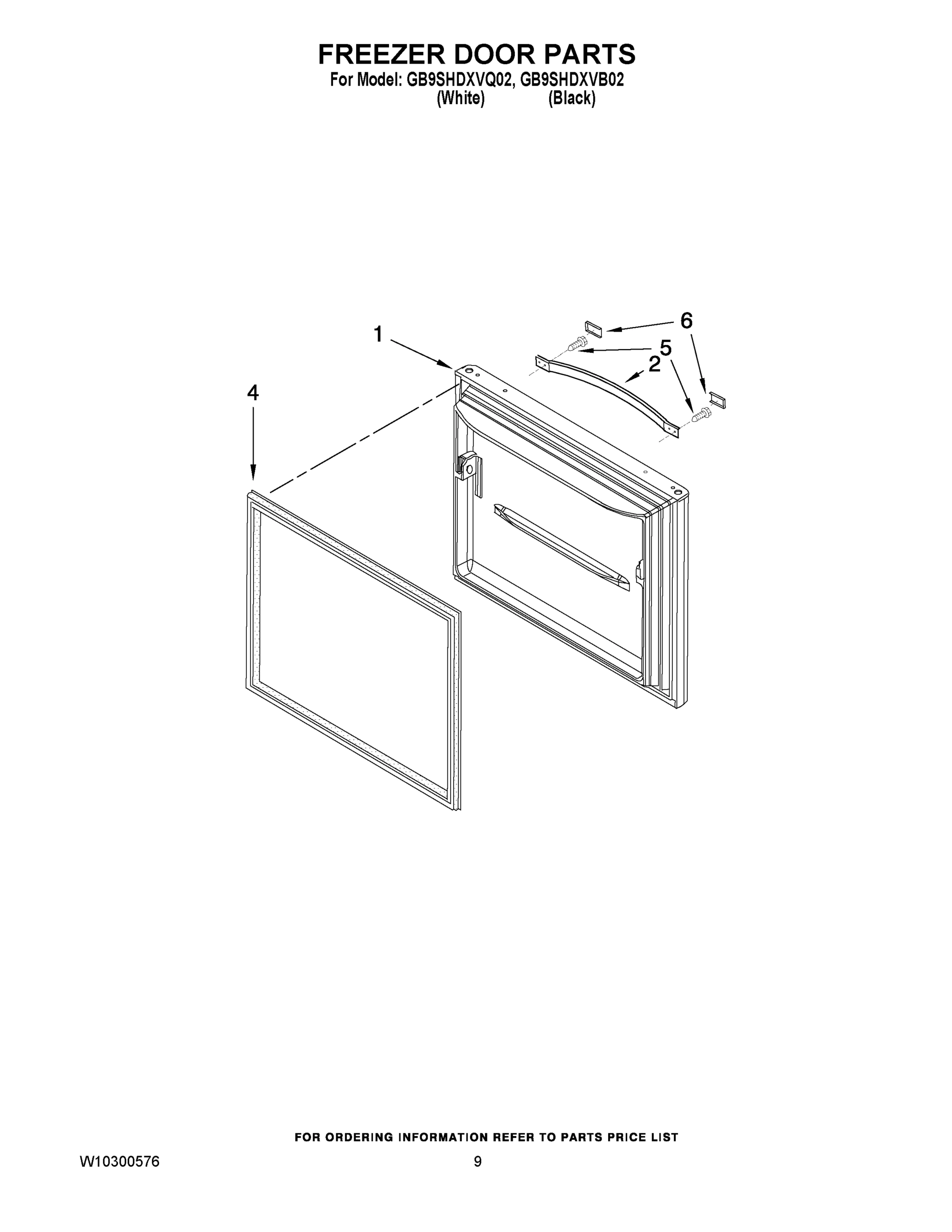 05 - FREEZER DOOR PARTS