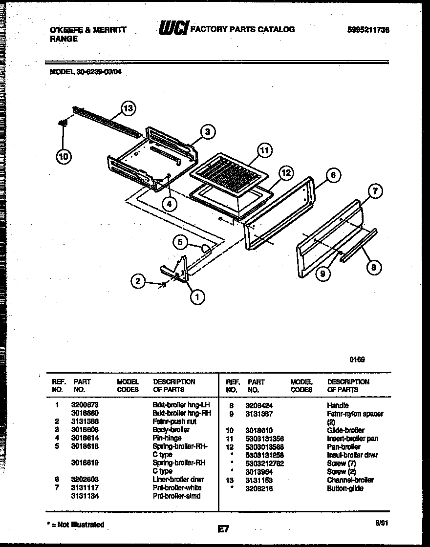 04 - BROILER DRAWER PARTS