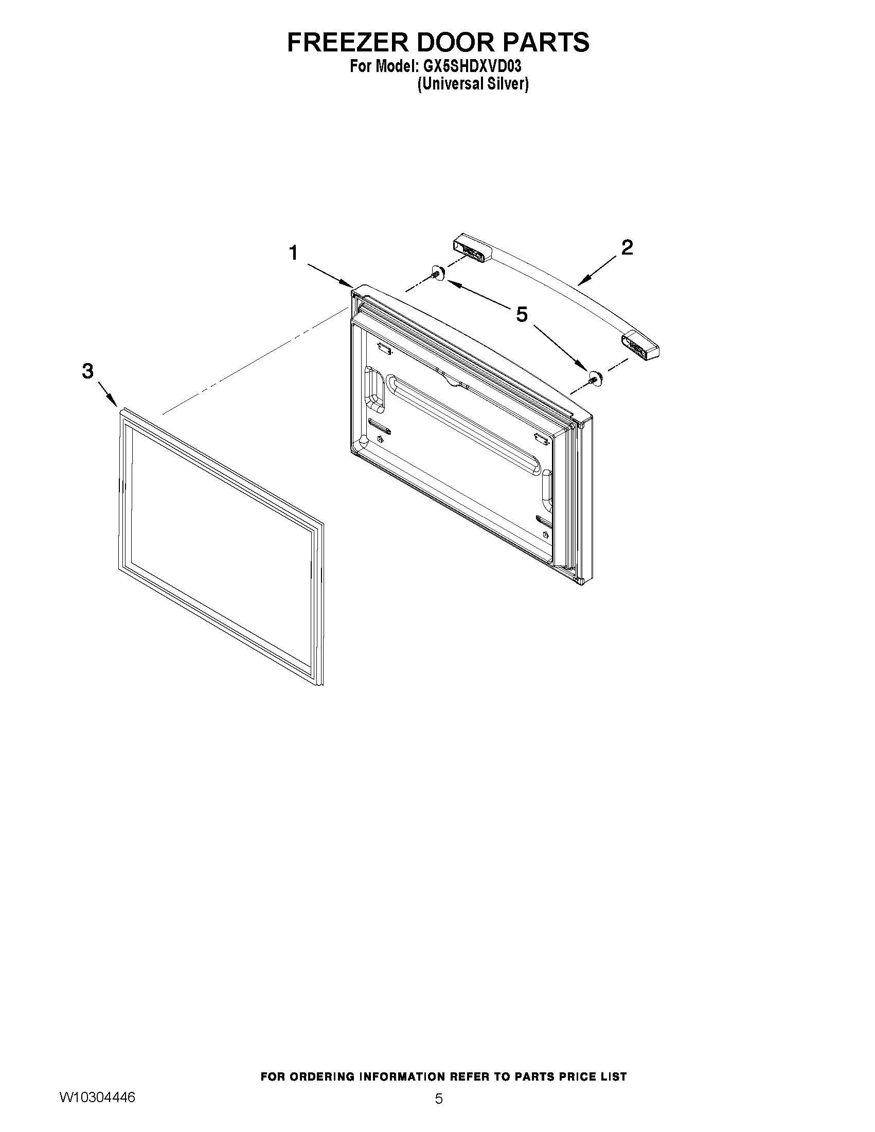 03 - FREEZER DOOR PARTS
