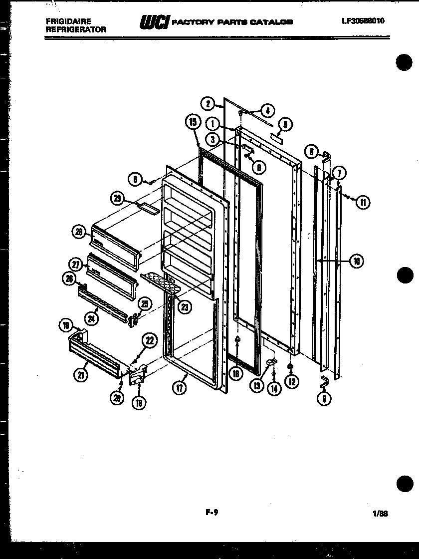 02 - REFRIGERATOR DOOR PARTS