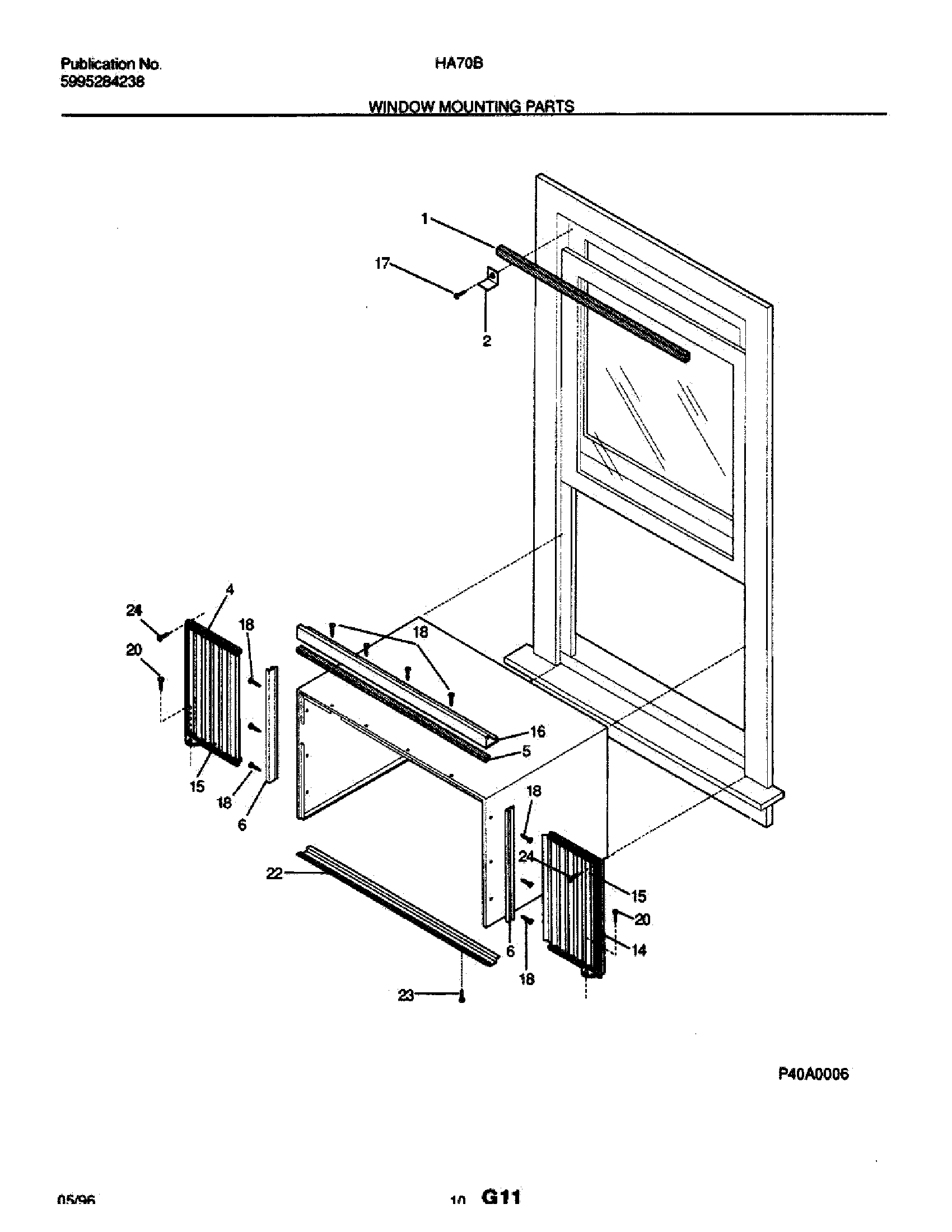 11 - WINDOW MOUNTING PARTS