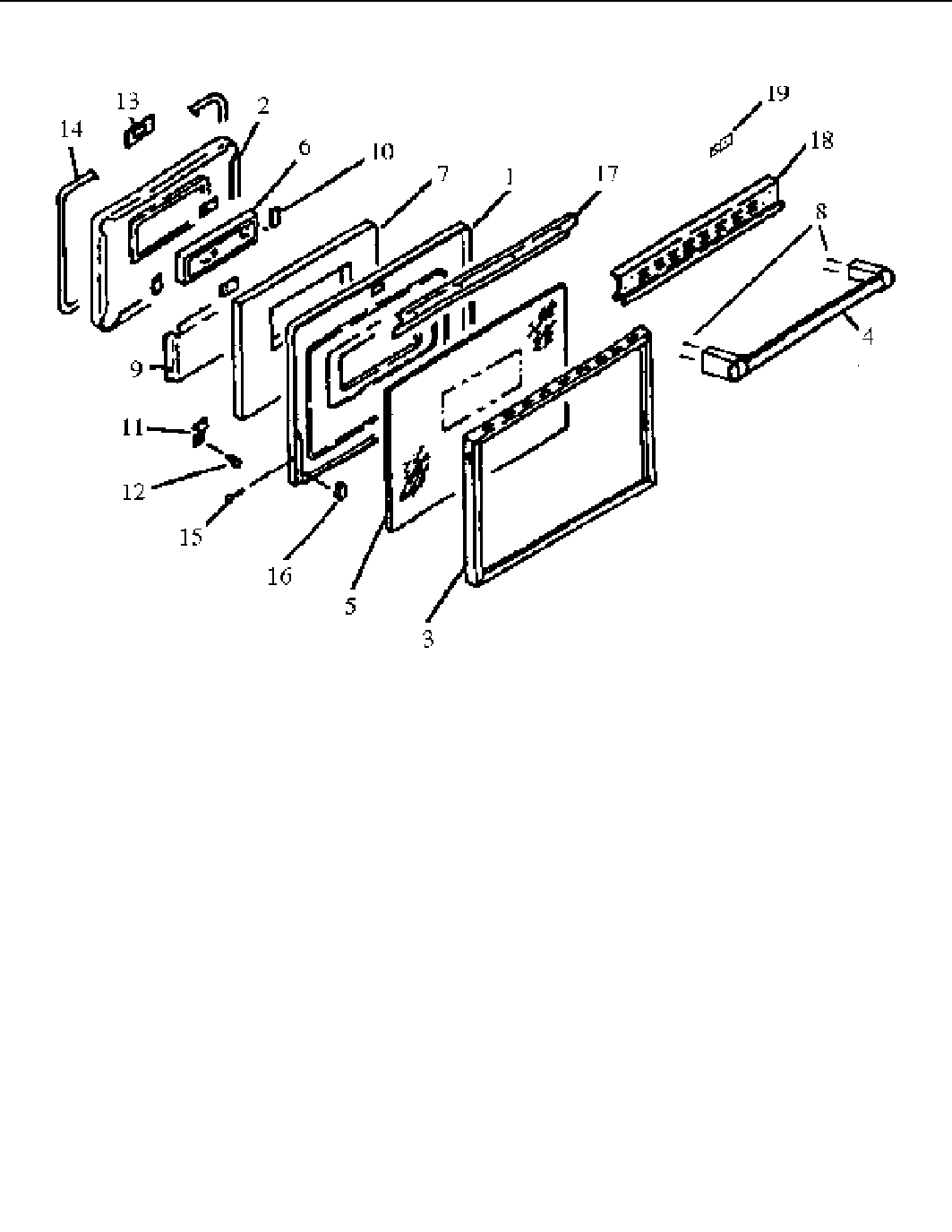 06 - Oven Door Assy