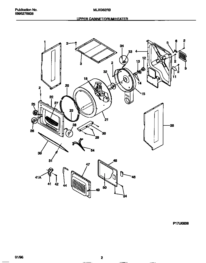 02 - UPPER CABINET/DRUM/HEATER
