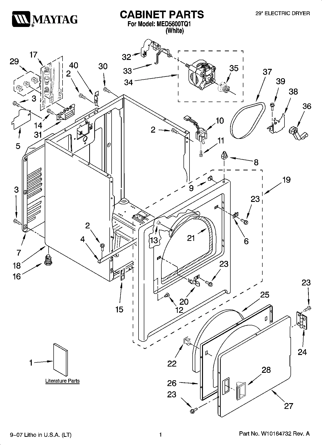 01 - CABINET PARTS