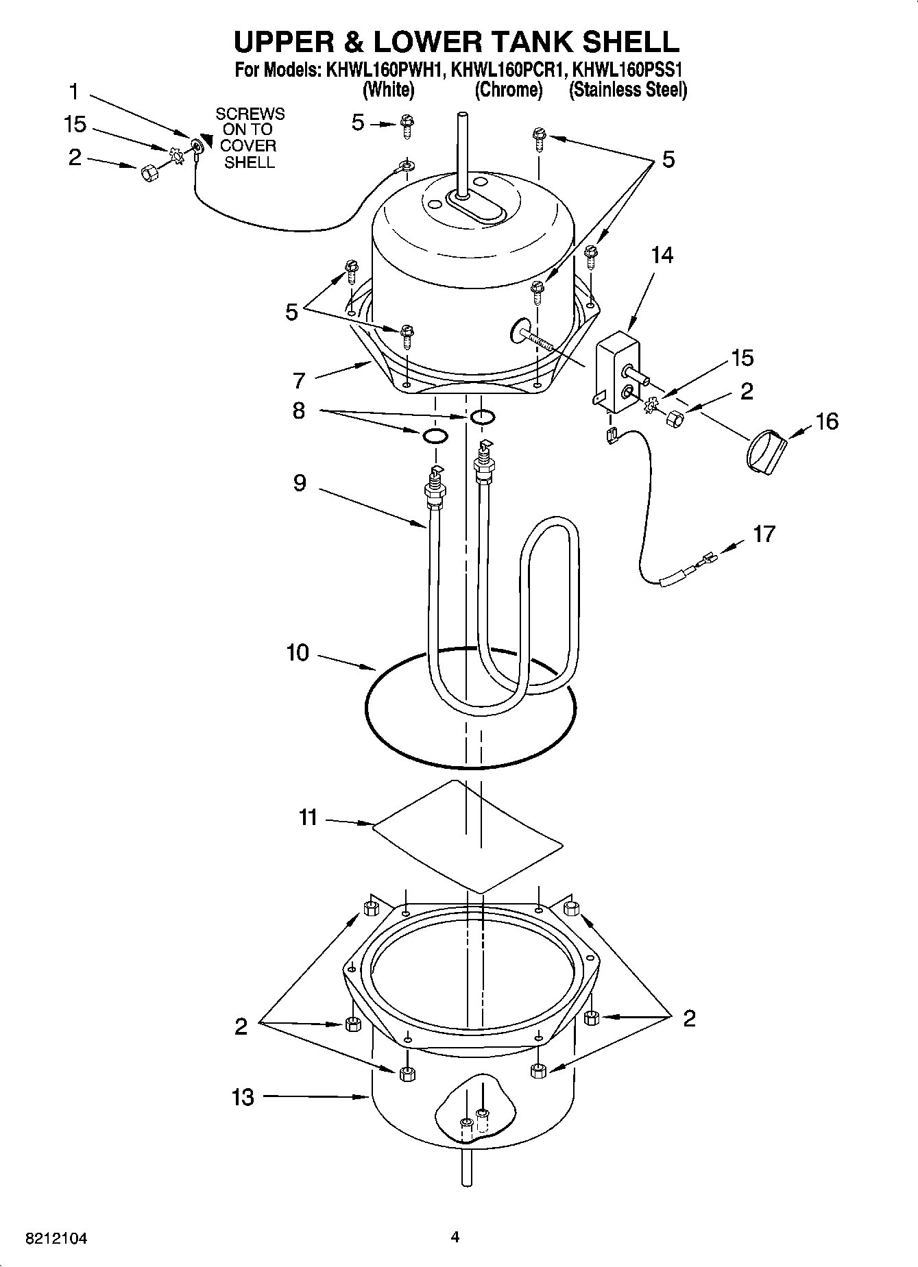 02 - UPPER & LOWER TANK SHELL
