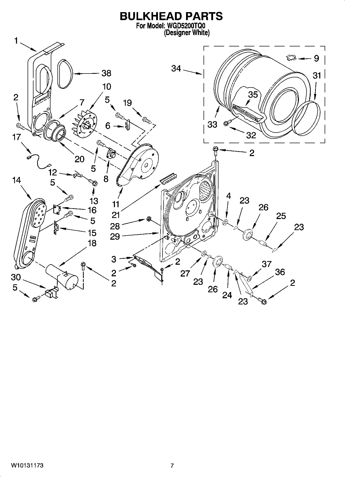 04 - BULKHEAD PARTS, OPTIONAL PARTS (NOT INCLUDED)
