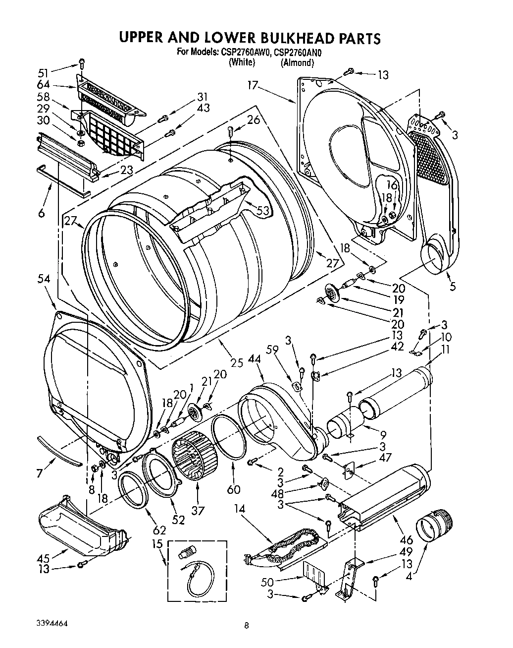 04 - UPPER AND LOWER BULKHEAD, LIT/OPTIONAL