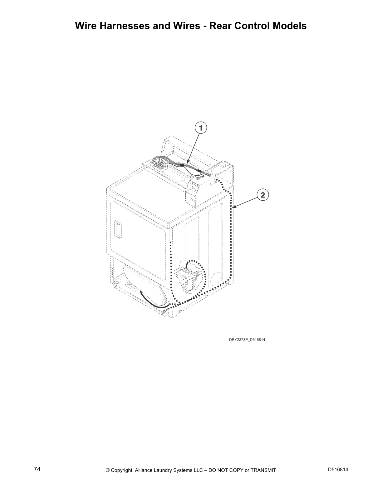 Wire Harnesses and Wires - Rear Control Models