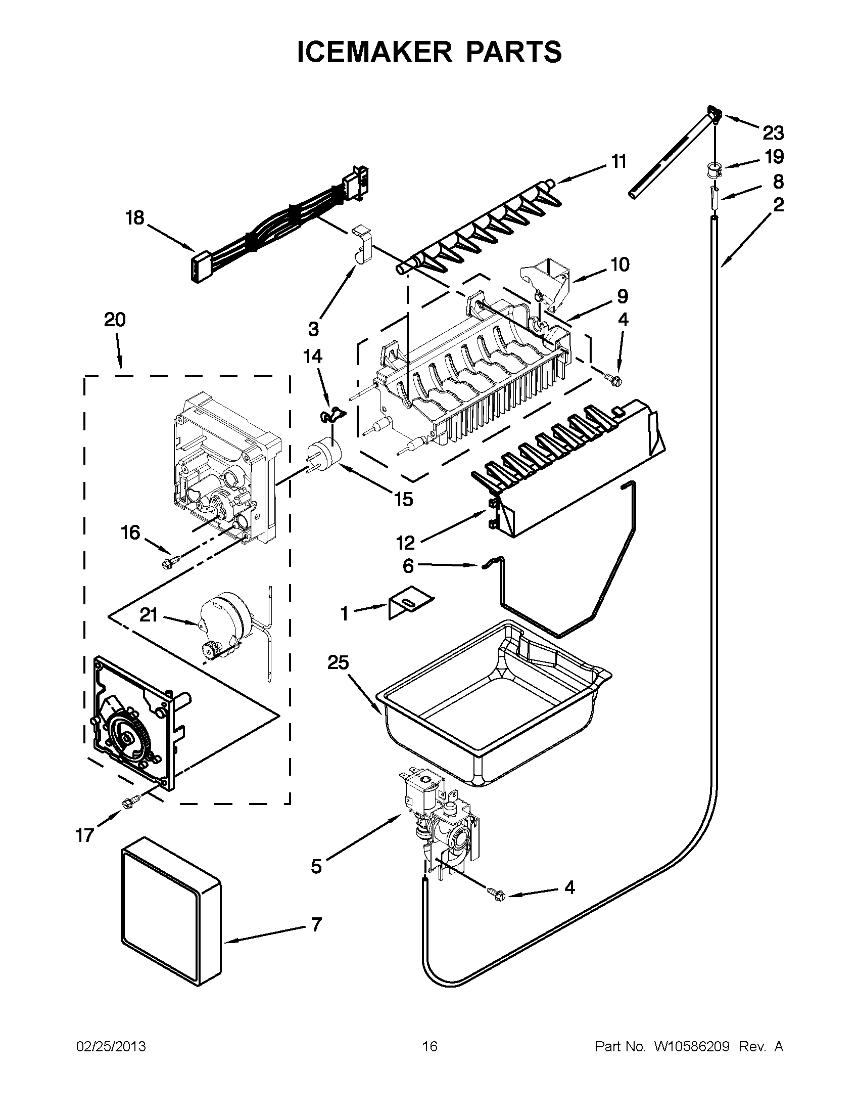 08 - ICEMAKER PARTS