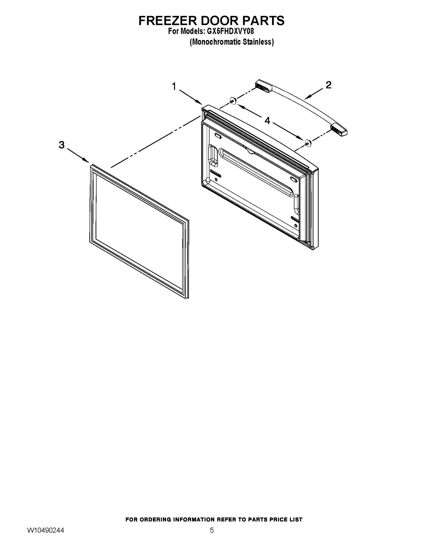 03 - FREEZER DOOR PARTS