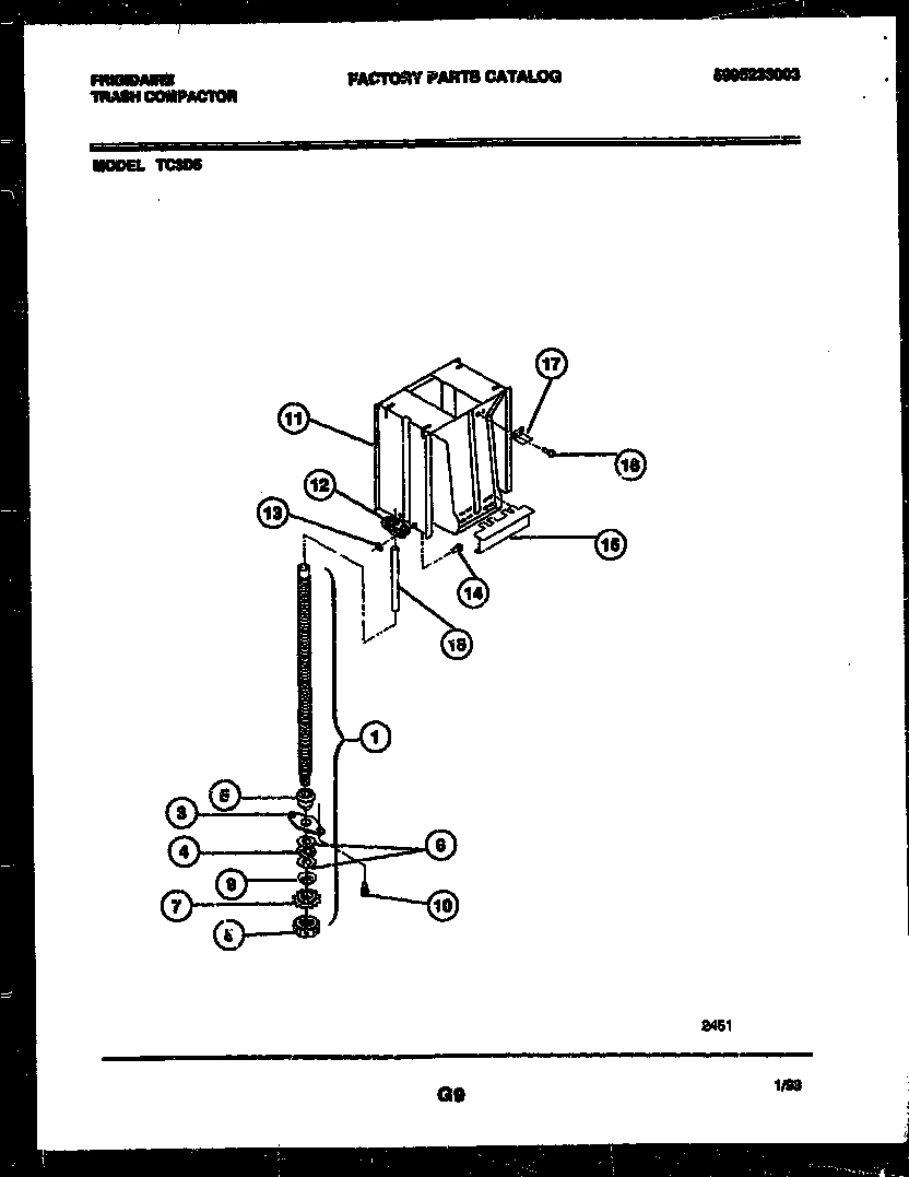 05 - SCREW-POWER AND RAM ASSEMBLY