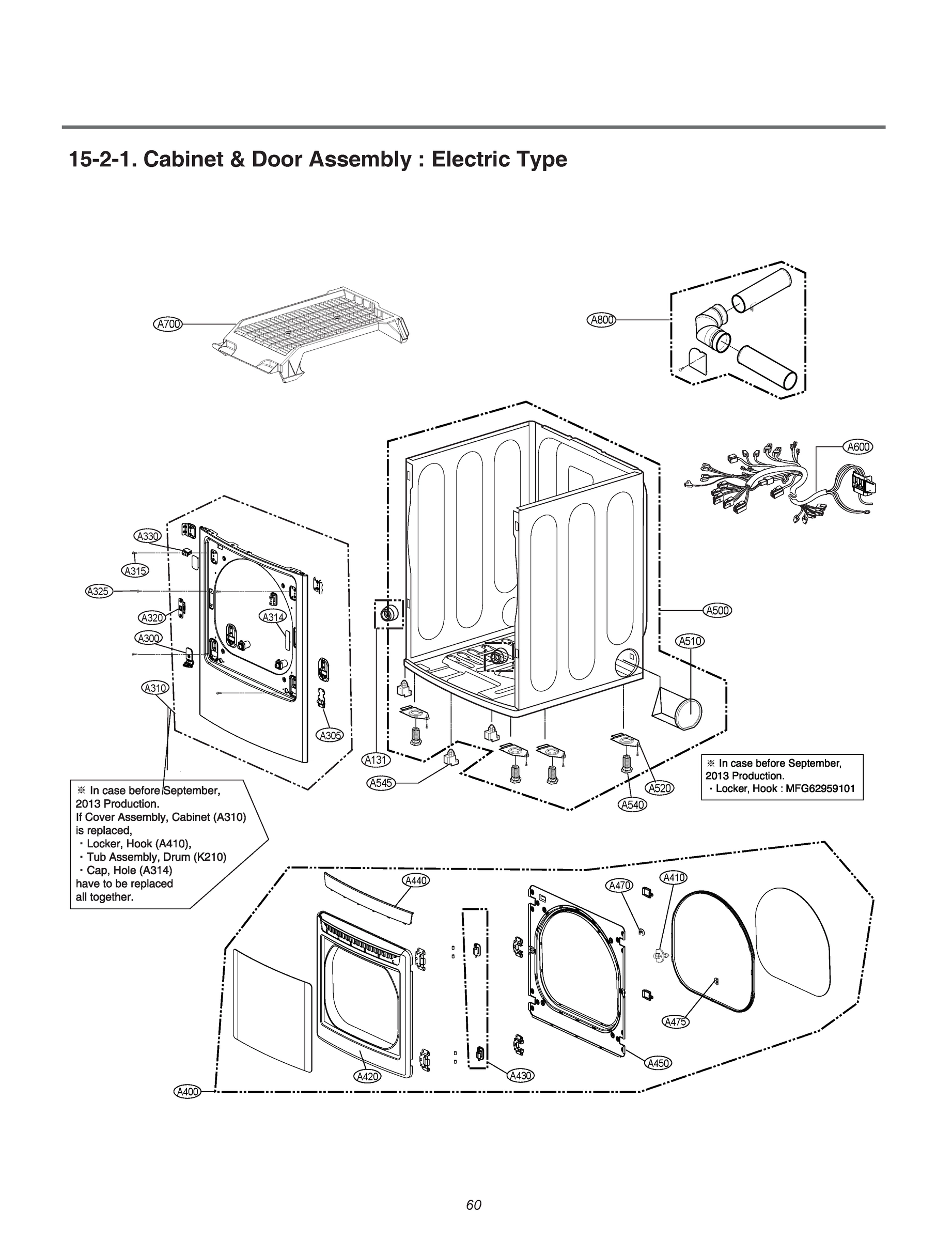 CABINET & DOOR ASSEMBLY