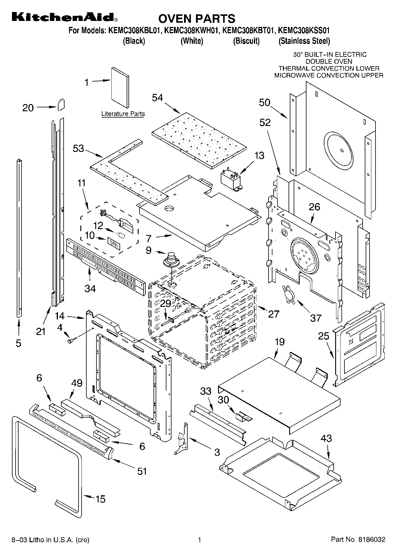 01 - OVEN PARTS