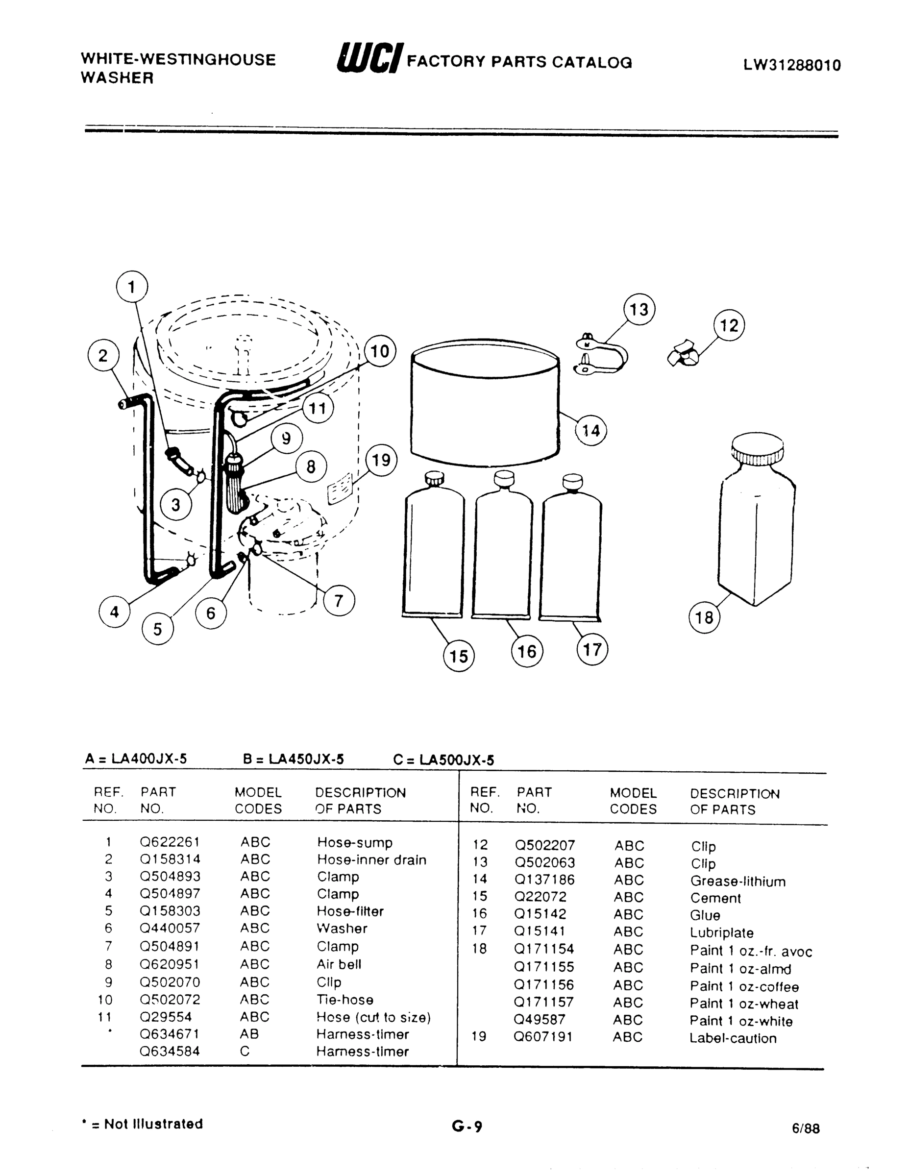 08 - WASHER AND MISCELLANEOUS PARTS