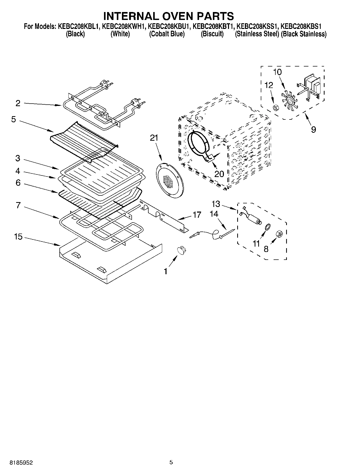 04 - INTERNAL OVEN PARTS