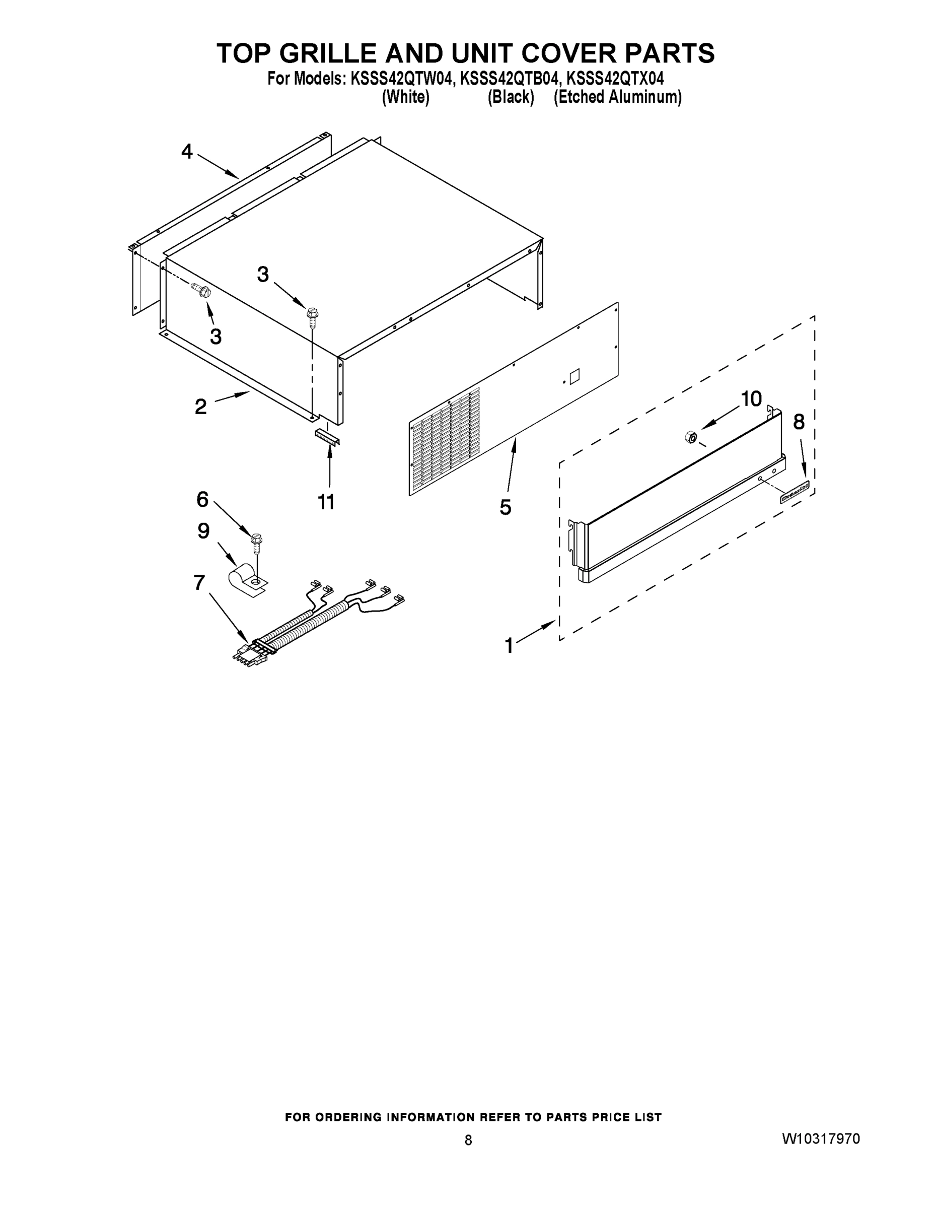 06 - TOP GRILLE AND UNIT COVER PARTS