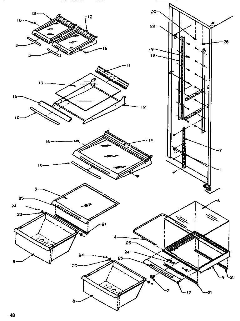 16 - SHELVING & DRAWERS (REF)