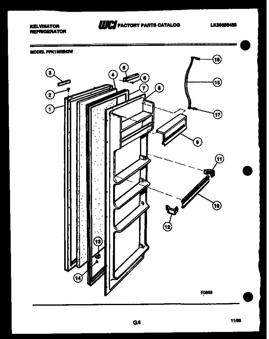 03 - REFRIGERATOR DOOR PARTS