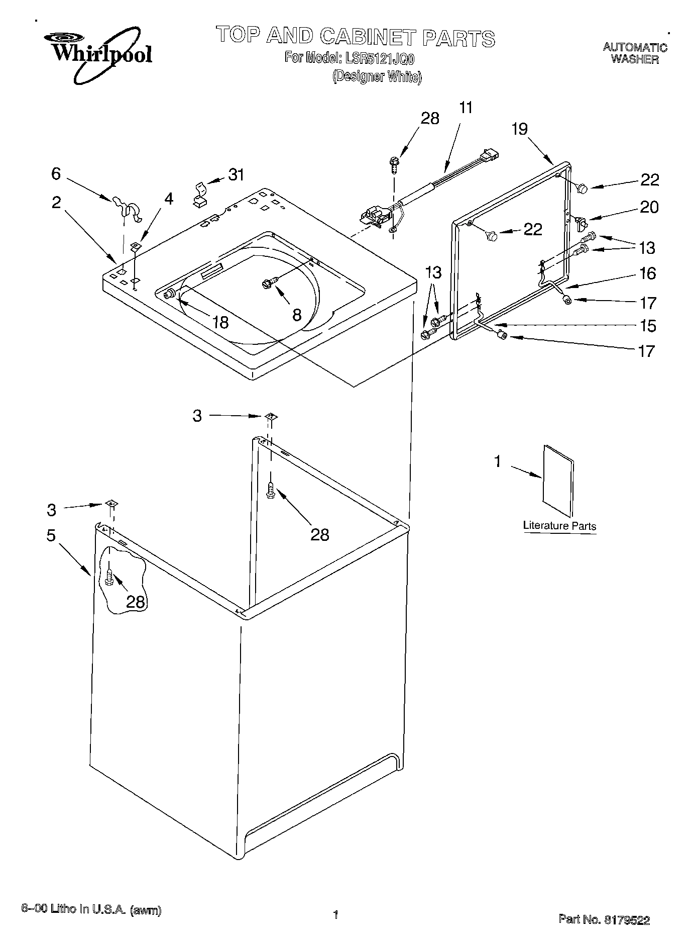 01 - TOP AND CABINET, LITERATURE