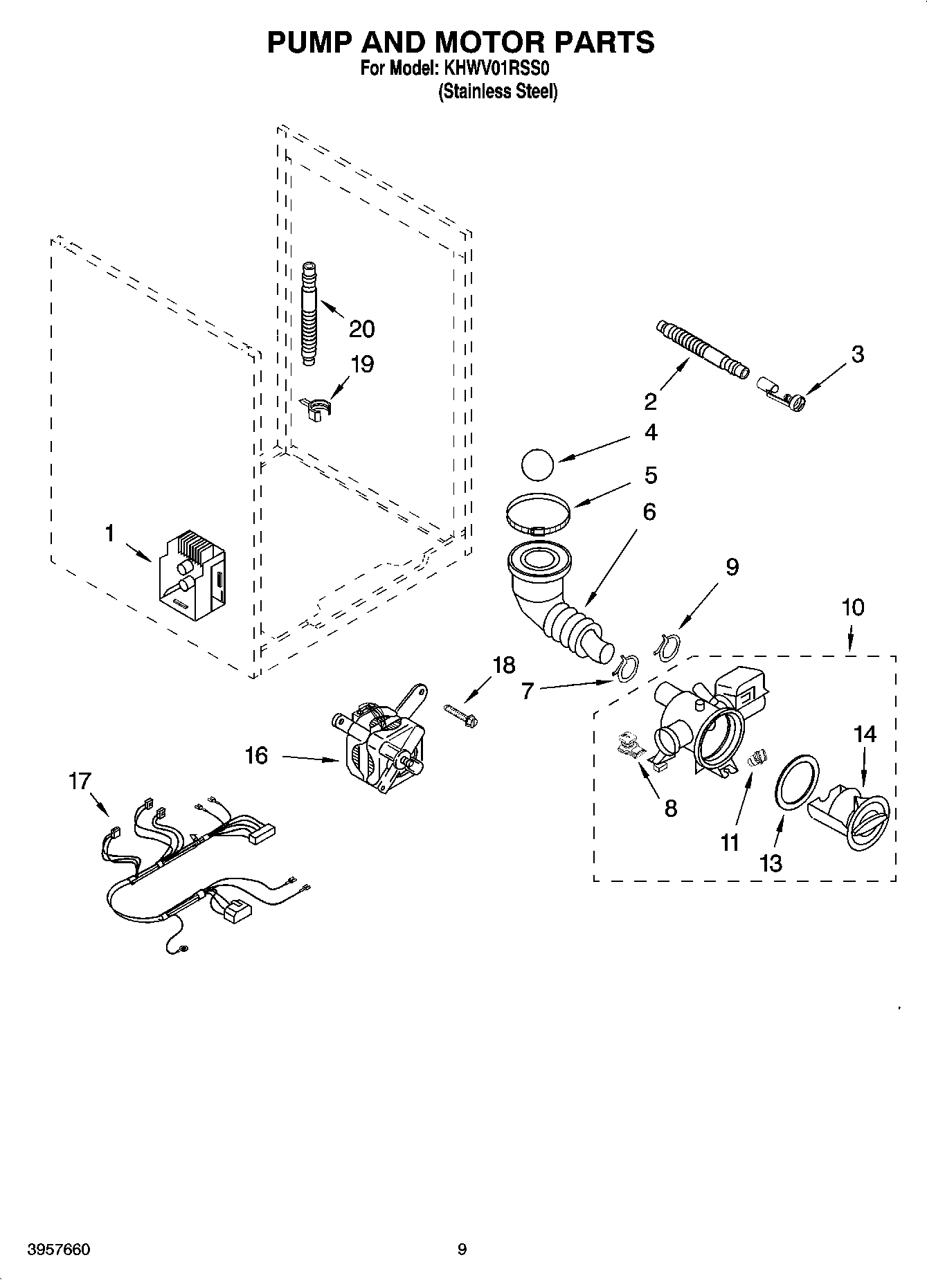 06 - PUMP AND MOTOR PARTS, OPTIONAL PARTS (NOT INCLUDED)