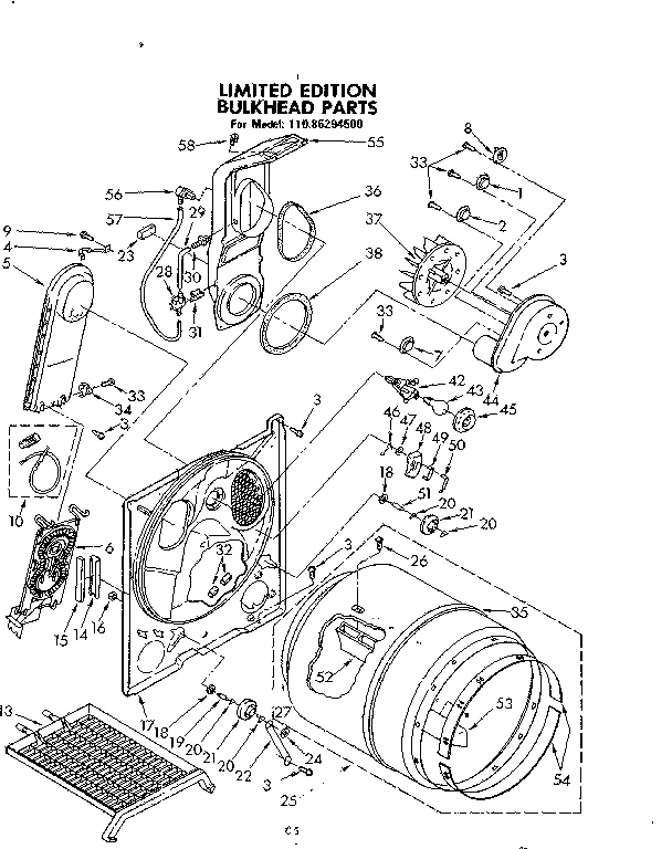 LIMITED EDITION BULKHEAD PARTS