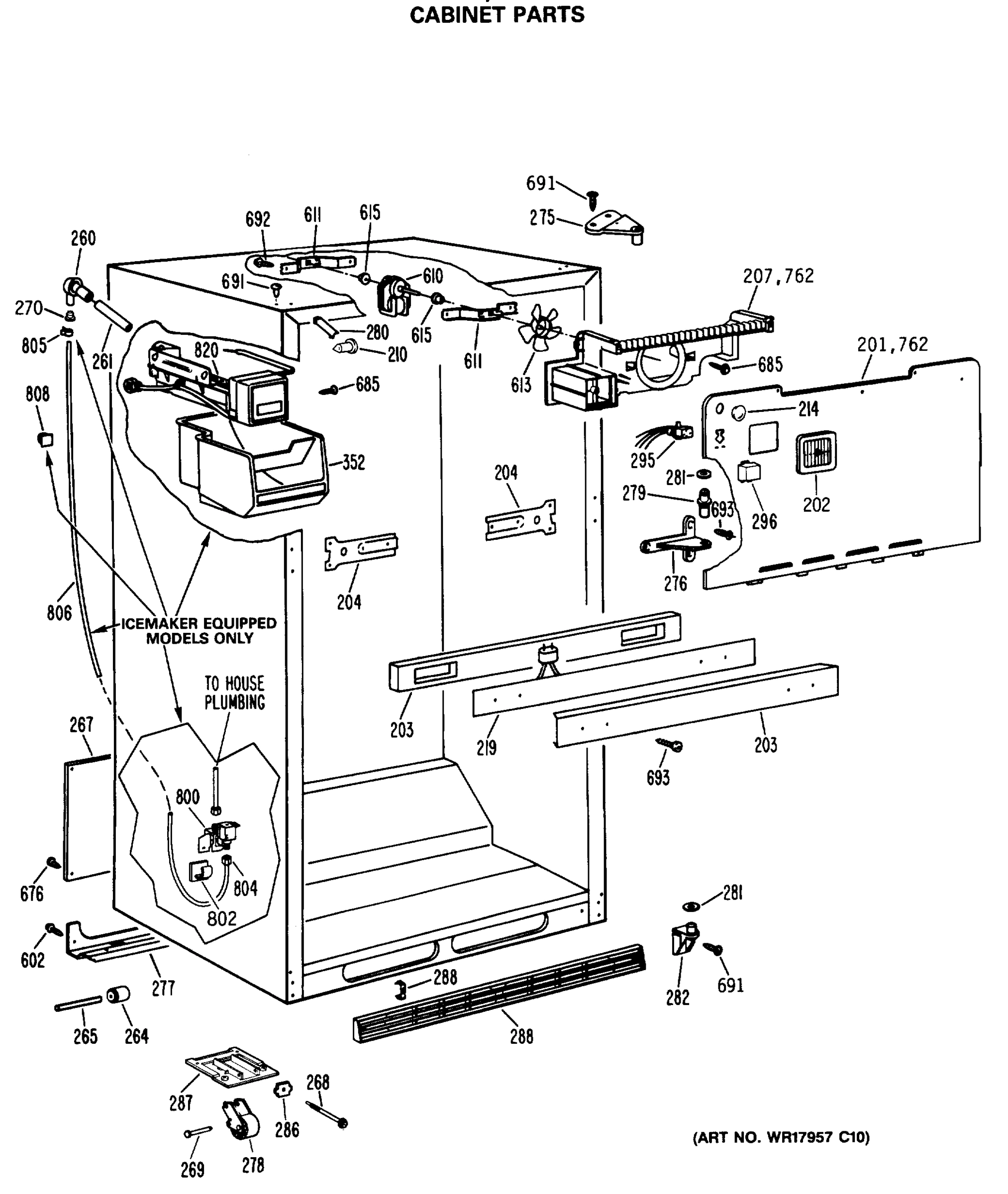 CABINET PARTS