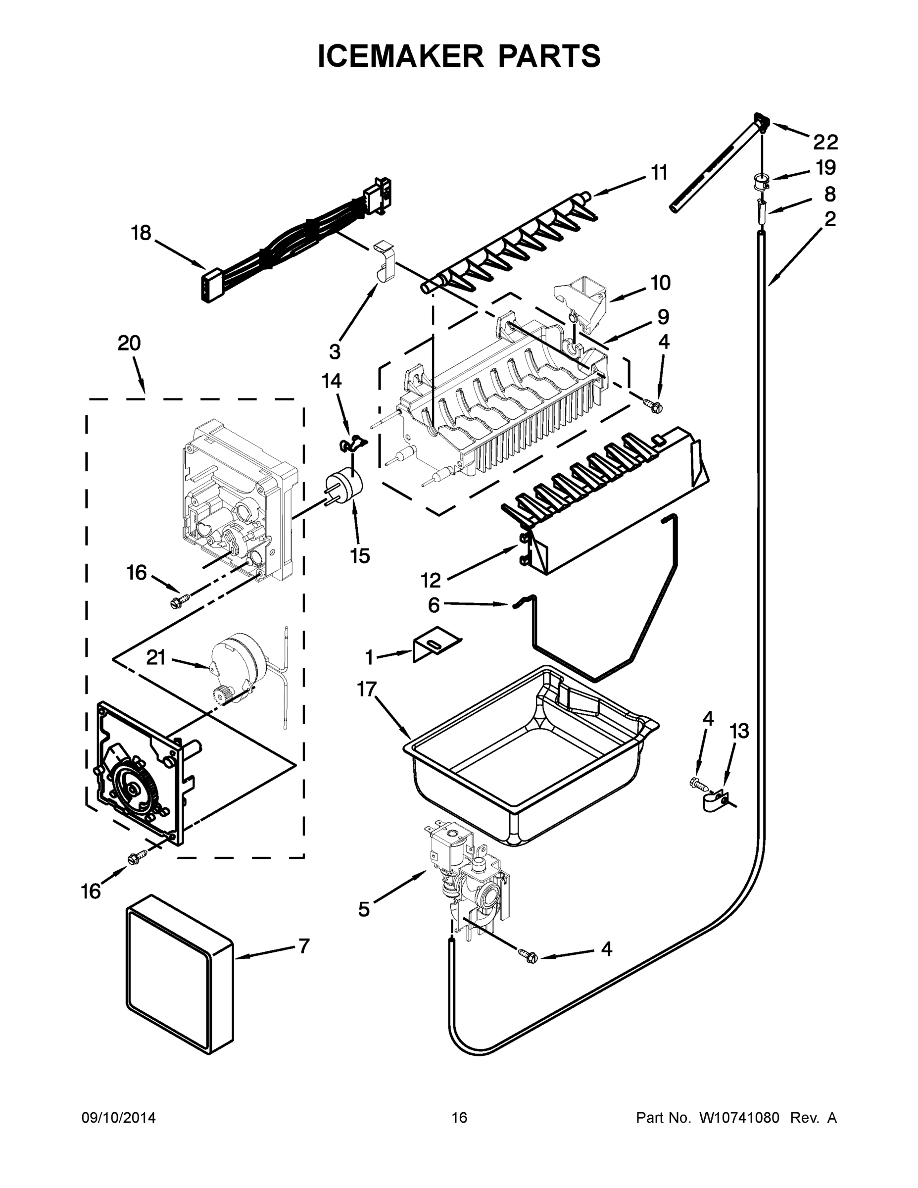 09 - ICEMAKER PARTS