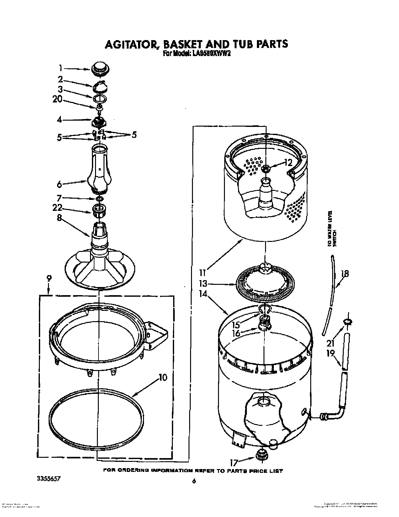 04 - AGITATOR, BASKET AND TUB