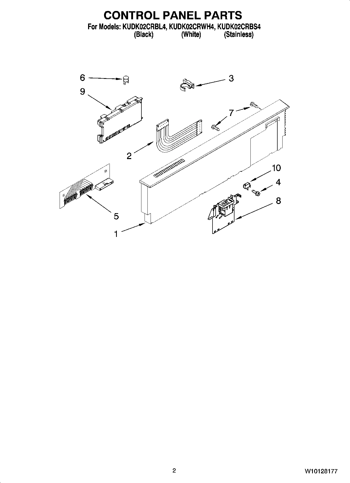 02 - CONTROL PANEL PARTS