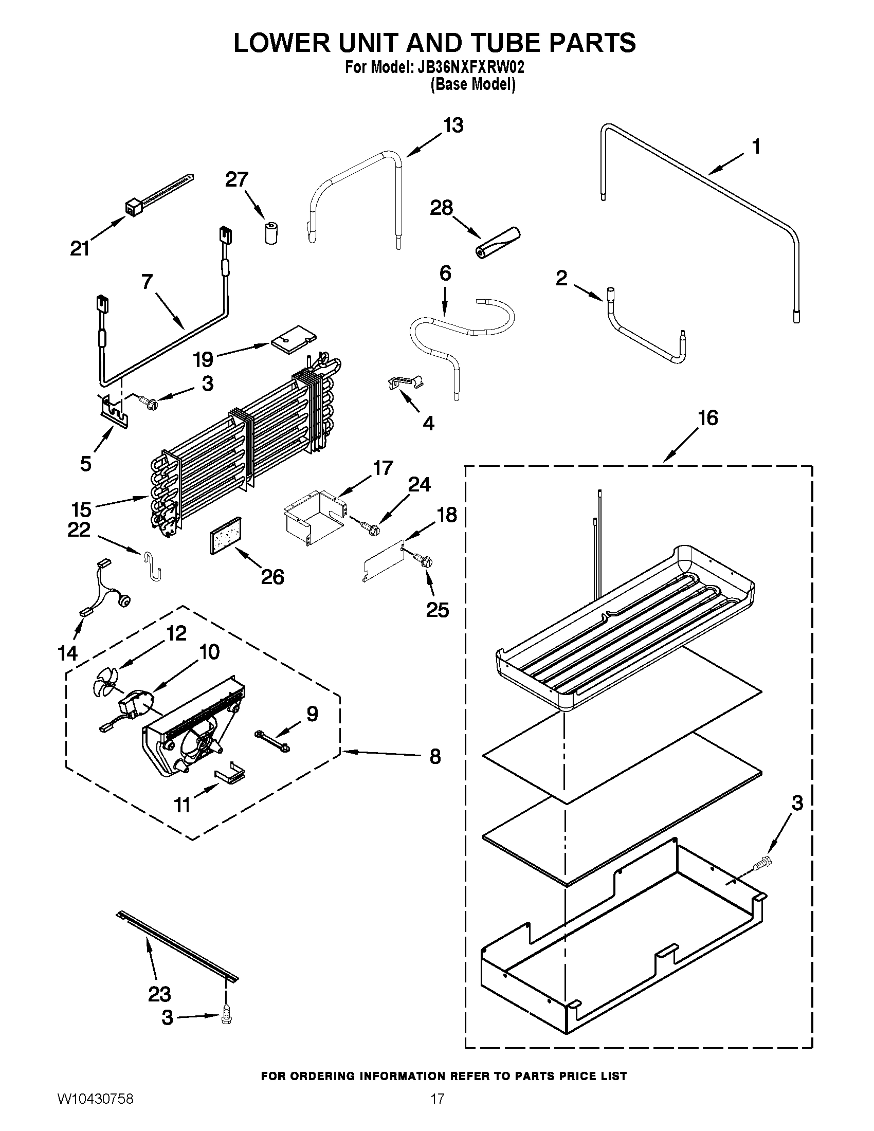 10 - LOWER UNIT AND TUBE PARTS