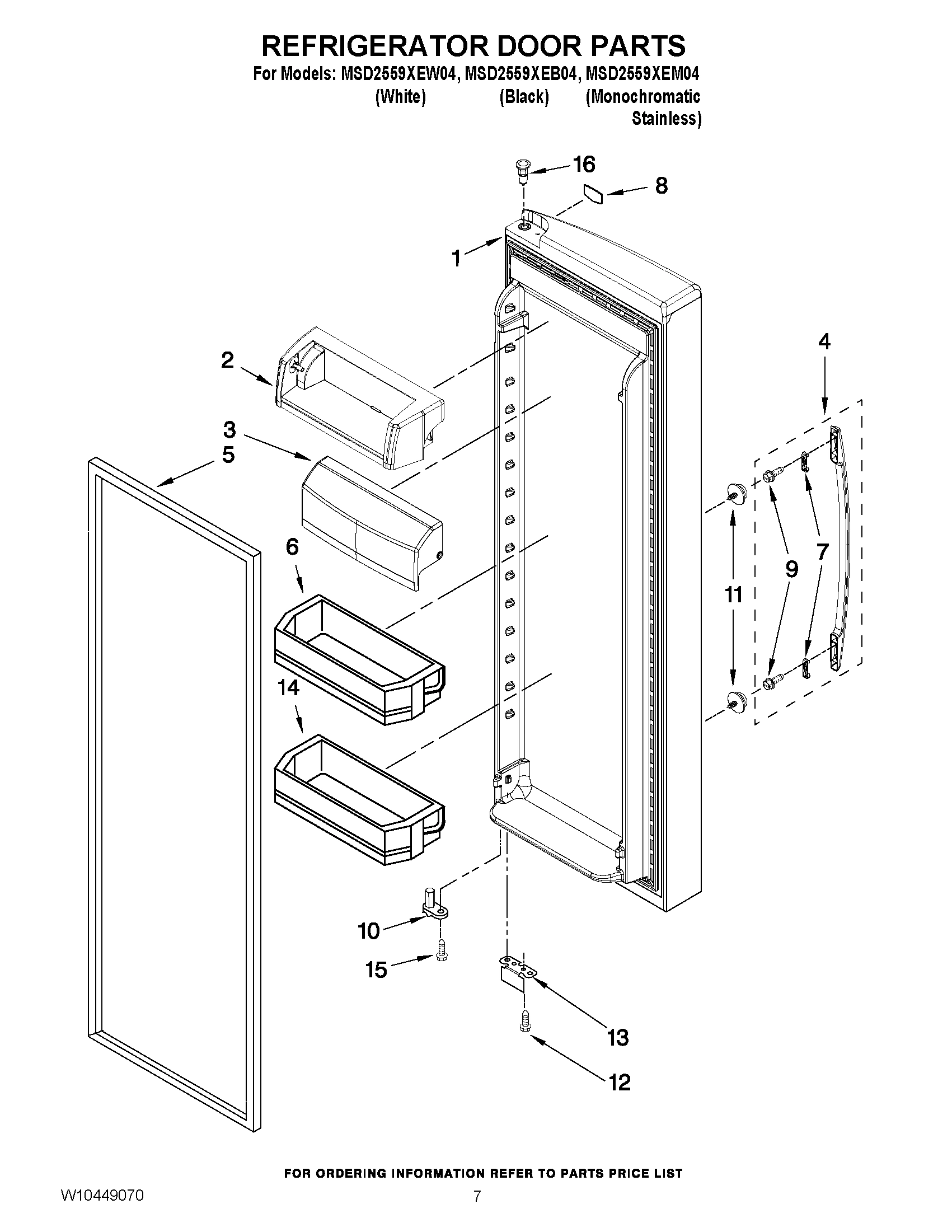 05 - REFRIGERATOR DOOR PARTS