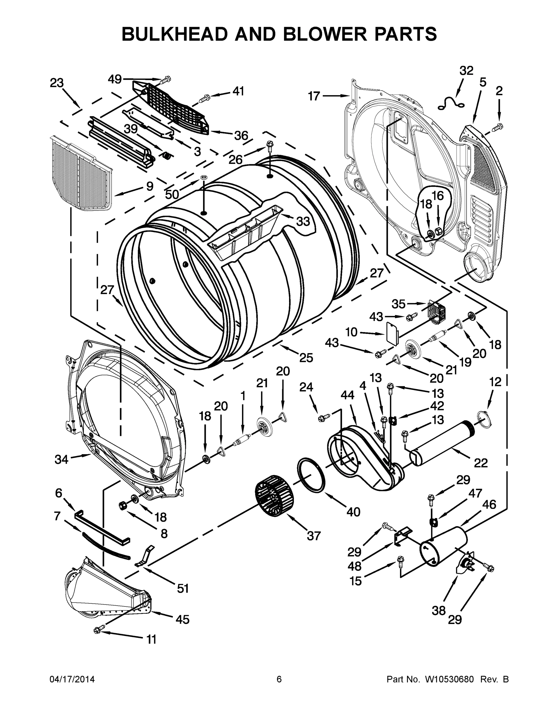 04 - BULKHEAD AND BLOWER PARTS