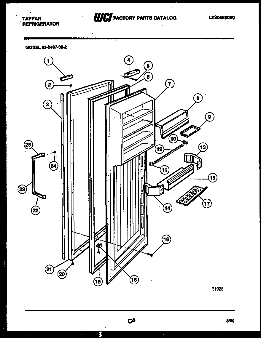 03 - REFRIGERATOR DOOR PARTS