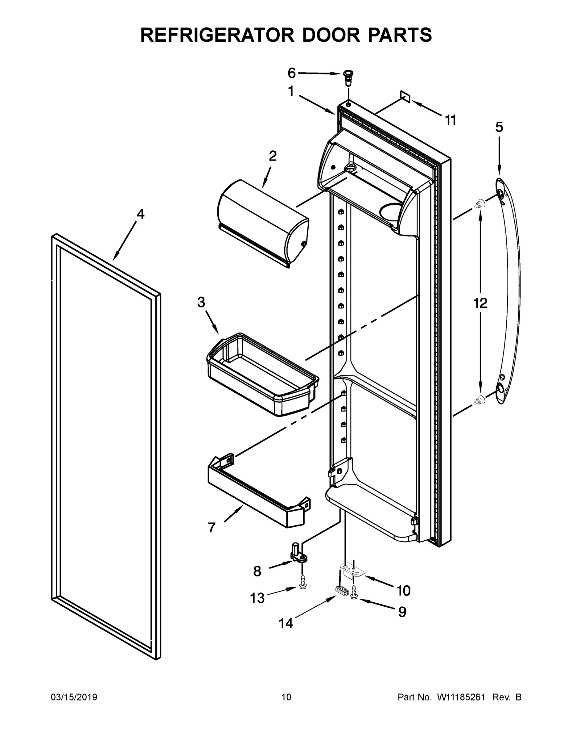 06 - REFRIGERATOR DOOR PARTS