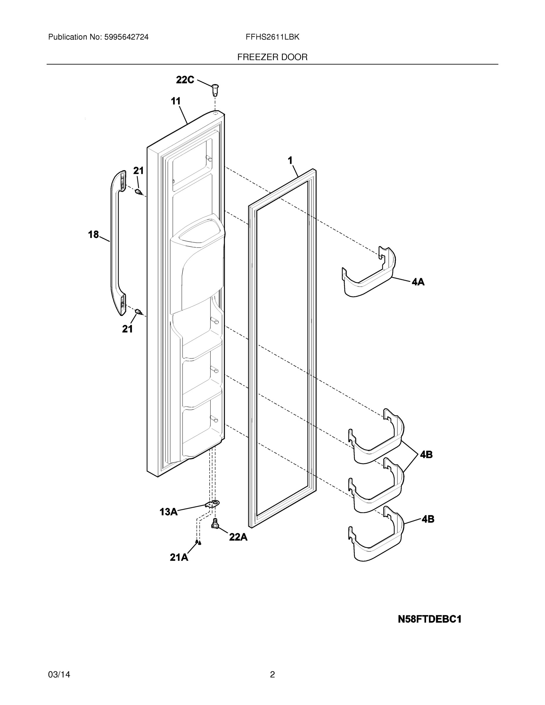 03 - FREEZER DOOR