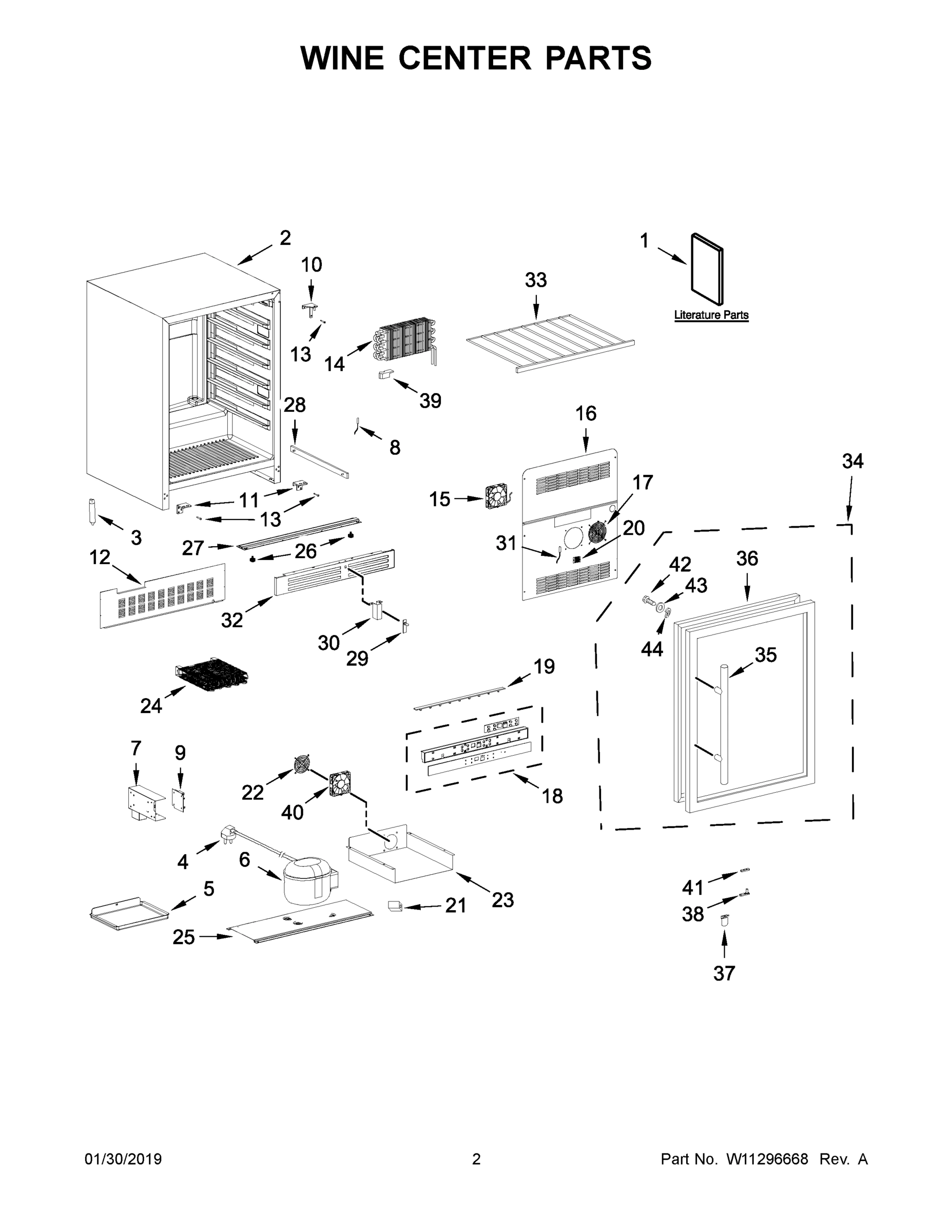 02 - WINE CENTER PARTS