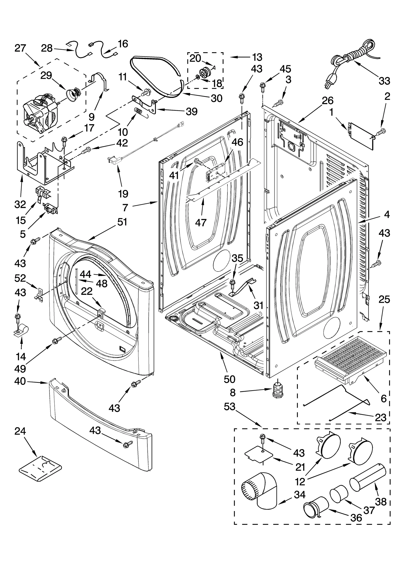 CABINET PARTS
